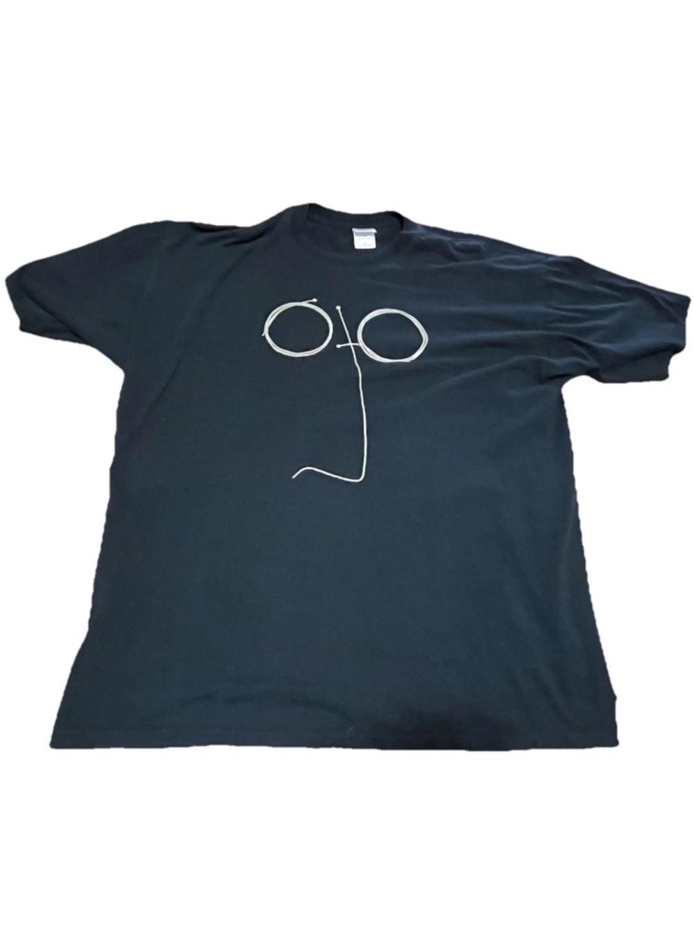 Early 00s Vintage John Lennon Self Portrait Art Tee The Beatles Band Y2k Rare